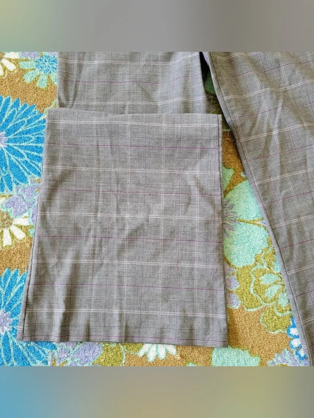 Byerwear | Vintage Gray Plaid Dress Pants